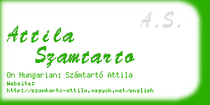 attila szamtarto business card