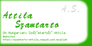 attila szamtarto business card